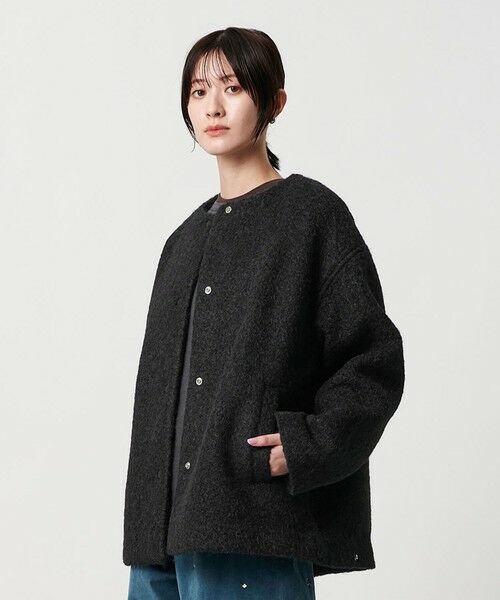 BEAUTY&YOUTH UNITED ARROWS / ビューティー&ユース ユナイテッドアローズ ブルゾン | ブークレ ノーカラーブルゾン | 詳細25