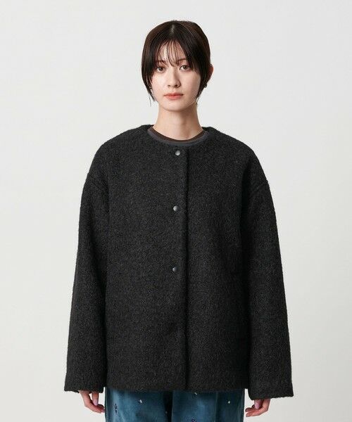 BEAUTY&YOUTH UNITED ARROWS / ビューティー&ユース ユナイテッドアローズ ブルゾン | ブークレ ノーカラーブルゾン | 詳細28