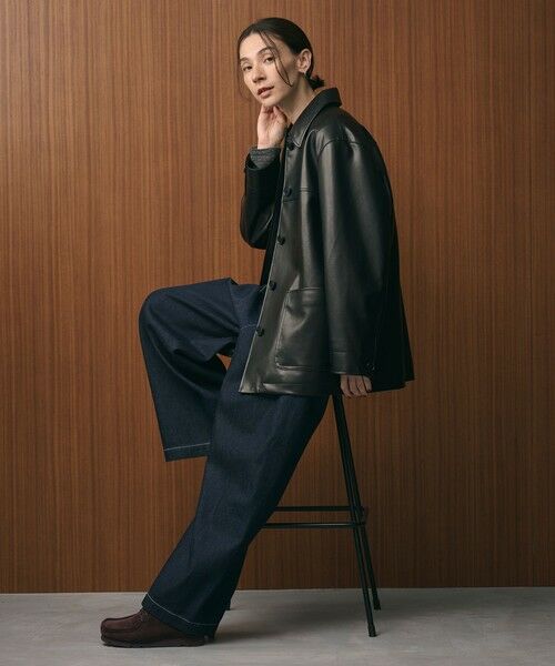 BEAUTY&YOUTH UNITED ARROWS / ビューティー&ユース ユナイテッドアローズ その他アウター | レザーライク カバーオール ジャケット | 詳細10