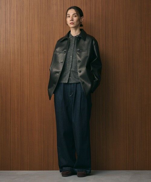 BEAUTY&YOUTH UNITED ARROWS / ビューティー&ユース ユナイテッドアローズ その他アウター | レザーライク カバーオール ジャケット | 詳細11