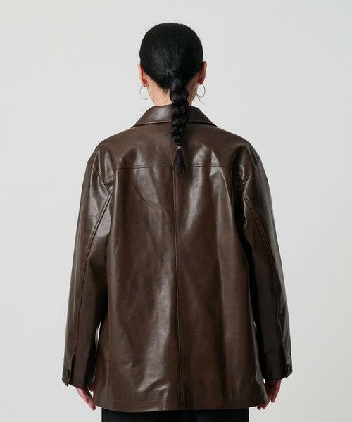 BEAUTY&YOUTH UNITED ARROWS / ビューティー&ユース ユナイテッドアローズ その他アウター | レザーライク カバーオール ジャケット | 詳細19