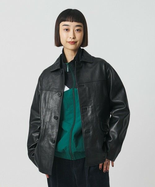 BEAUTY&YOUTH UNITED ARROWS / ビューティー&ユース ユナイテッドアローズ レザーブルゾン・ジャケット | 【別注】＜TOWNCRAFT＞レザージャケット | 詳細1
