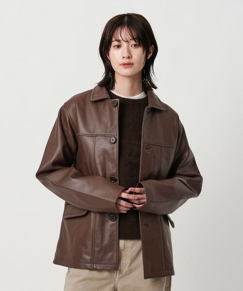 BEAUTY&YOUTH UNITED ARROWS / ビューティー&ユース ユナイテッドアローズ レザーブルゾン・ジャケット | 【別注】＜TOWNCRAFT＞レザージャケット | 詳細10