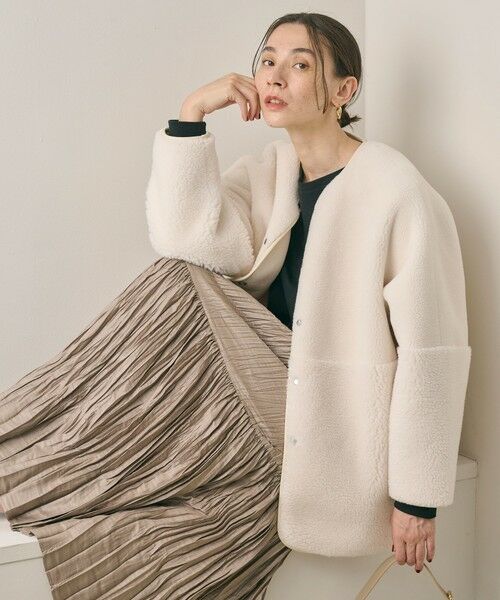 BEAUTY&YOUTH UNITED ARROWS / ビューティー&ユース ユナイテッドアローズ その他アウター | 【WEB限定】ボア×フェイクムートン リバーシブルジャケット | 詳細3