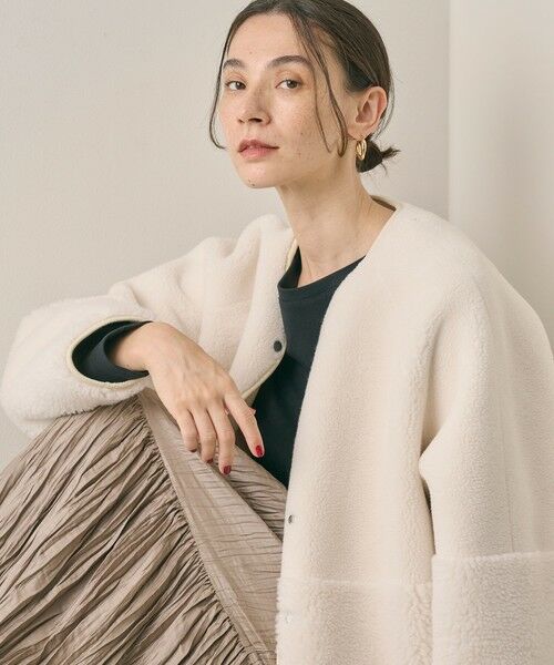 BEAUTY&YOUTH UNITED ARROWS / ビューティー&ユース ユナイテッドアローズ その他アウター | 【WEB限定】ボア×フェイクムートン リバーシブルジャケット | 詳細4