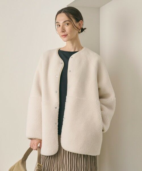 BEAUTY&YOUTH UNITED ARROWS / ビューティー&ユース ユナイテッドアローズ その他アウター | 【WEB限定】ボア×フェイクムートン リバーシブルジャケット | 詳細1