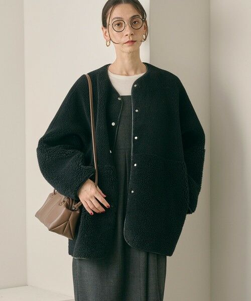 BEAUTY&YOUTH UNITED ARROWS / ビューティー&ユース ユナイテッドアローズ その他アウター | 【WEB限定】ボア×フェイクムートン リバーシブルジャケット | 詳細9