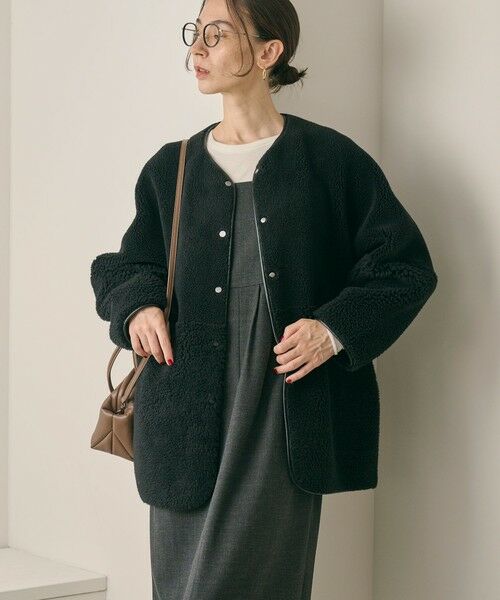 BEAUTY&YOUTH UNITED ARROWS / ビューティー&ユース ユナイテッドアローズ その他アウター | 【WEB限定】ボア×フェイクムートン リバーシブルジャケット | 詳細10