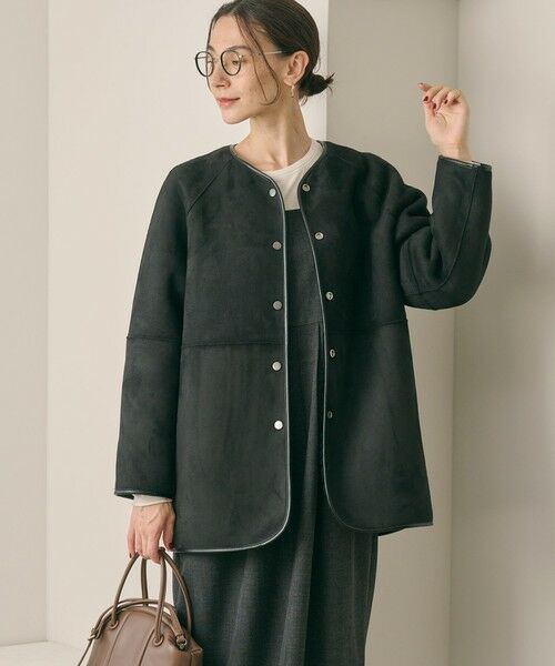 BEAUTY&YOUTH UNITED ARROWS / ビューティー&ユース ユナイテッドアローズ その他アウター | 【WEB限定】ボア×フェイクムートン リバーシブルジャケット | 詳細14