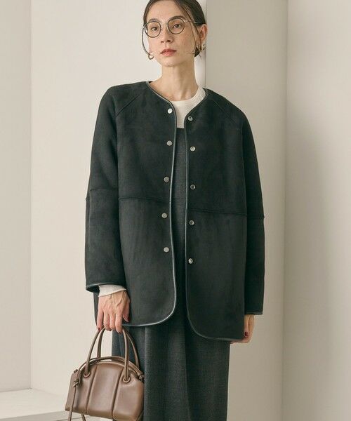 BEAUTY&YOUTH UNITED ARROWS / ビューティー&ユース ユナイテッドアローズ その他アウター | 【WEB限定】ボア×フェイクムートン リバーシブルジャケット | 詳細15