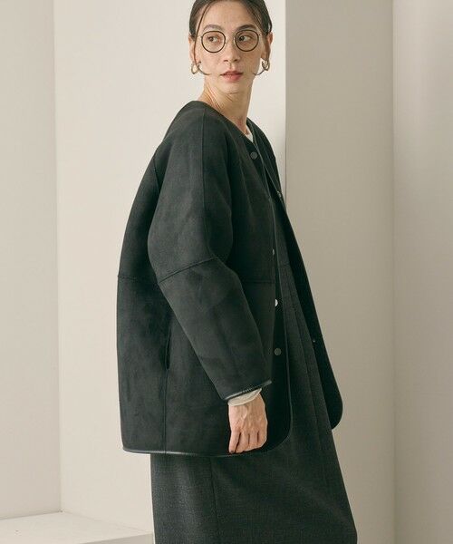 BEAUTY&YOUTH UNITED ARROWS / ビューティー&ユース ユナイテッドアローズ その他アウター | 【WEB限定】ボア×フェイクムートン リバーシブルジャケット | 詳細16