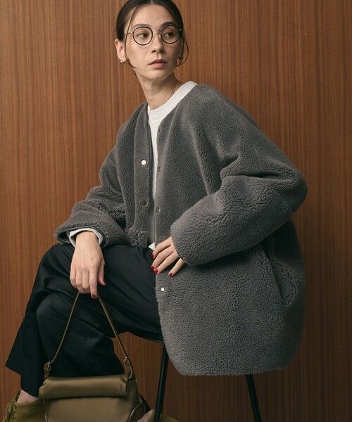 BEAUTY&YOUTH UNITED ARROWS / ビューティー&ユース ユナイテッドアローズ その他アウター | 【WEB限定】ボア×フェイクムートン リバーシブルジャケット | 詳細17