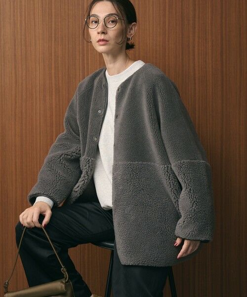 BEAUTY&YOUTH UNITED ARROWS / ビューティー&ユース ユナイテッドアローズ その他アウター | 【WEB限定】ボア×フェイクムートン リバーシブルジャケット | 詳細19