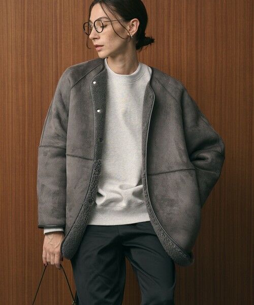 BEAUTY&YOUTH UNITED ARROWS / ビューティー&ユース ユナイテッドアローズ その他アウター | 【WEB限定】ボア×フェイクムートン リバーシブルジャケット | 詳細23