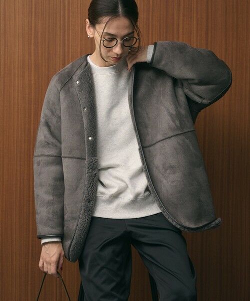 BEAUTY&YOUTH UNITED ARROWS / ビューティー&ユース ユナイテッドアローズ その他アウター | 【WEB限定】ボア×フェイクムートン リバーシブルジャケット | 詳細24