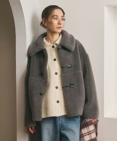 BEAUTY&YOUTH UNITED ARROWS / ビューティー&ユース ユナイテッドアローズ その他アウター | 【WEB限定】ボア×フェイクムートン ループボタンジャケット 2WAY