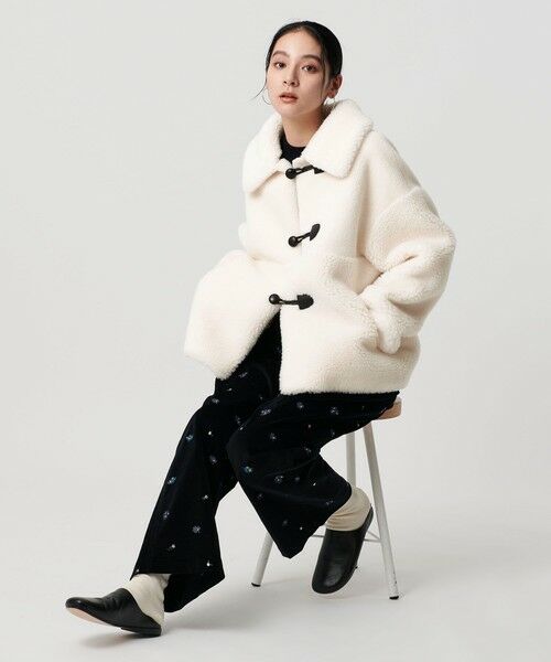 BEAUTY&YOUTH UNITED ARROWS / ビューティー&ユース ユナイテッドアローズ その他アウター | 【WEB限定】ボア×フェイクムートン ループボタンジャケット 2WAY | 詳細2