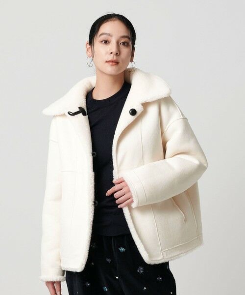 BEAUTY&YOUTH UNITED ARROWS / ビューティー&ユース ユナイテッドアローズ その他アウター | 【WEB限定】ボア×フェイクムートン ループボタンジャケット 2WAY | 詳細4