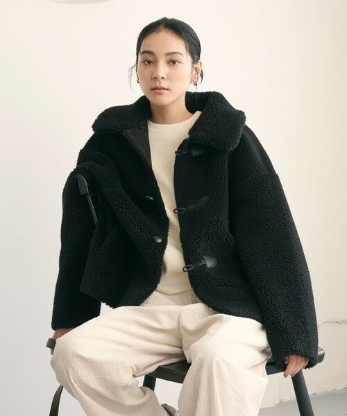 BEAUTY&YOUTH UNITED ARROWS / ビューティー&ユース ユナイテッドアローズ その他アウター | 【WEB限定】ボア×フェイクムートン ループボタンジャケット 2WAY | 詳細8