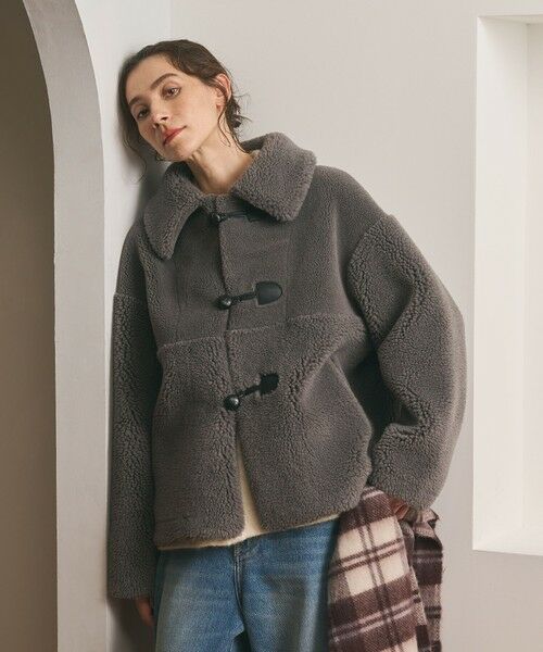 BEAUTY&YOUTH UNITED ARROWS / ビューティー&ユース ユナイテッドアローズ その他アウター | 【WEB限定】ボア×フェイクムートン ループボタンジャケット 2WAY | 詳細13