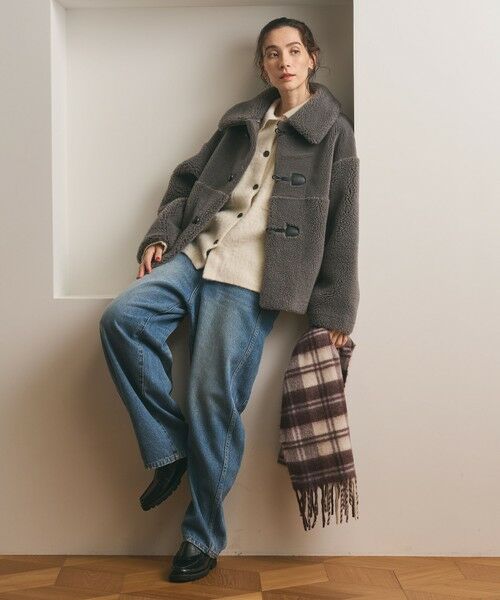 BEAUTY&YOUTH UNITED ARROWS / ビューティー&ユース ユナイテッドアローズ その他アウター | 【WEB限定】ボア×フェイクムートン ループボタンジャケット 2WAY | 詳細16