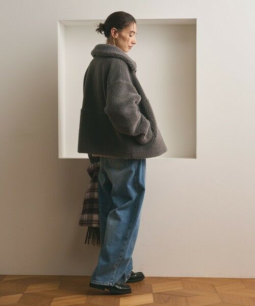 BEAUTY&YOUTH UNITED ARROWS / ビューティー&ユース ユナイテッドアローズ その他アウター | 【WEB限定】ボア×フェイクムートン ループボタンジャケット 2WAY | 詳細18