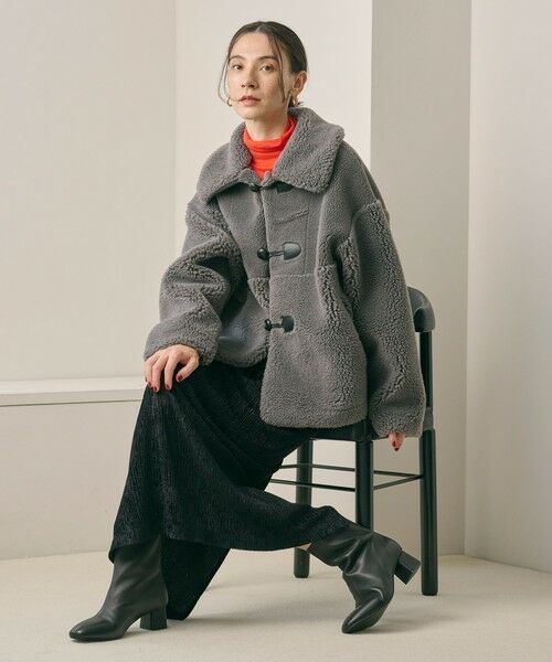 BEAUTY&YOUTH UNITED ARROWS / ビューティー&ユース ユナイテッドアローズ その他アウター | 【WEB限定】ボア×フェイクムートン ループボタンジャケット 2WAY | 詳細20