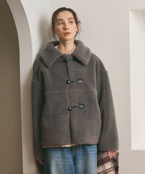 BEAUTY&YOUTH UNITED ARROWS / ビューティー&ユース ユナイテッドアローズ その他アウター | 【WEB限定】ボア×フェイクムートン ループボタンジャケット 2WAY | 詳細12