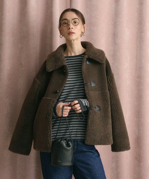 BEAUTY&YOUTH UNITED ARROWS / ビューティー&ユース ユナイテッドアローズ その他アウター | 【WEB限定】ボア×フェイクムートン ループボタンジャケット 2WAY | 詳細24