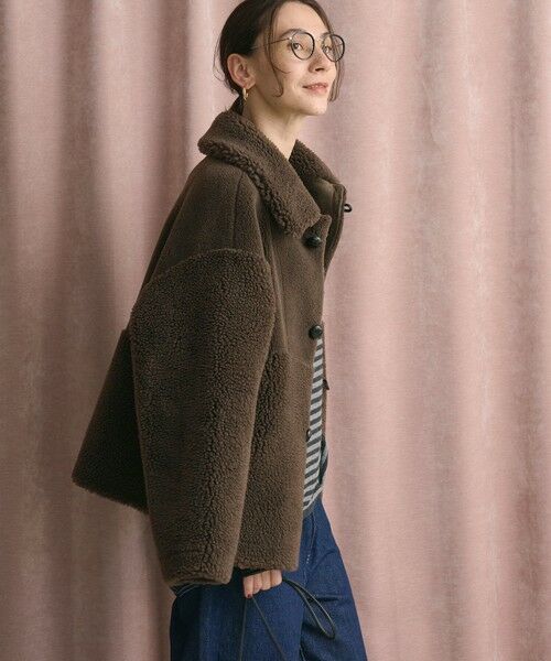 BEAUTY&YOUTH UNITED ARROWS / ビューティー&ユース ユナイテッドアローズ その他アウター | 【WEB限定】ボア×フェイクムートン ループボタンジャケット 2WAY | 詳細25