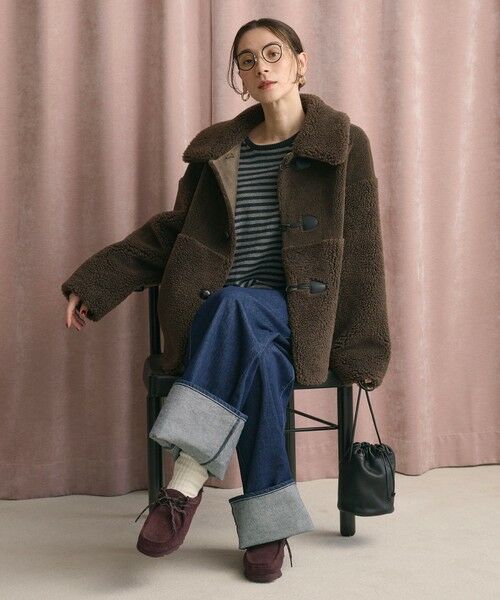 BEAUTY&YOUTH UNITED ARROWS / ビューティー&ユース ユナイテッドアローズ その他アウター | 【WEB限定】ボア×フェイクムートン ループボタンジャケット 2WAY | 詳細27