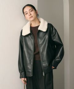 BEAUTY&YOUTH UNITED ARROWS / ビューティー&ユース ユナイテッドアローズ ブルゾン | 【WEB限定】レザーライク 2WAYブルゾン