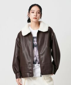 BEAUTY&YOUTH UNITED ARROWS / ビューティー&ユース ユナイテッドアローズ ブルゾン | 【WEB限定】レザーライク 2WAYブルゾン