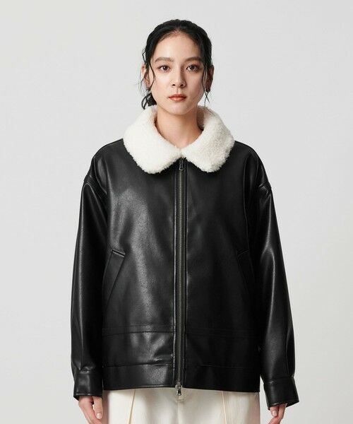 BEAUTY&YOUTH UNITED ARROWS / ビューティー&ユース ユナイテッドアローズ ブルゾン | 【WEB限定】レザーライク 2WAYブルゾン | 詳細12