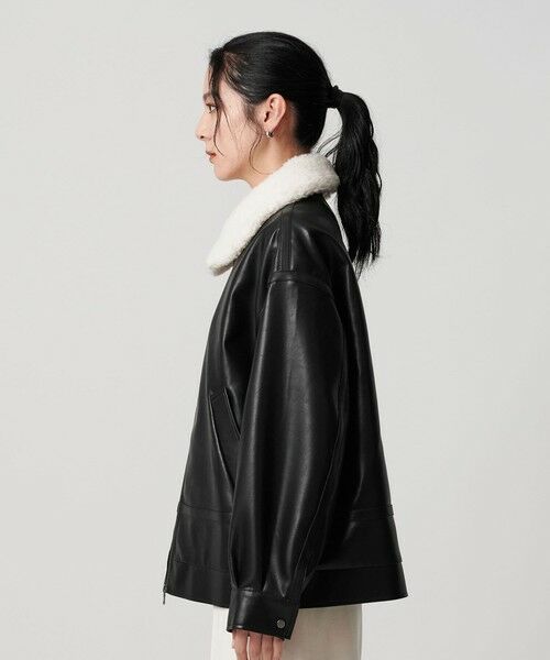 BEAUTY&YOUTH UNITED ARROWS / ビューティー&ユース ユナイテッドアローズ ブルゾン | 【WEB限定】レザーライク 2WAYブルゾン | 詳細13