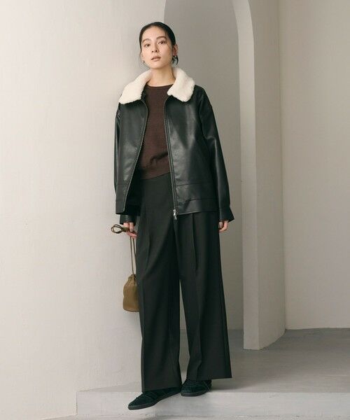 BEAUTY&YOUTH UNITED ARROWS / ビューティー&ユース ユナイテッドアローズ ブルゾン | 【WEB限定】レザーライク 2WAYブルゾン | 詳細7