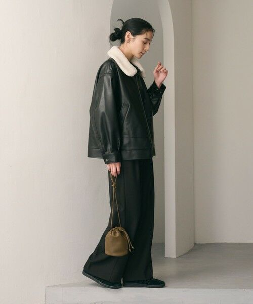 BEAUTY&YOUTH UNITED ARROWS / ビューティー&ユース ユナイテッドアローズ ブルゾン | 【WEB限定】レザーライク 2WAYブルゾン | 詳細8