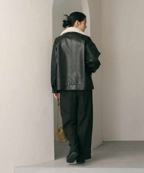 BEAUTY&YOUTH UNITED ARROWS / ビューティー&ユース ユナイテッドアローズ ブルゾン | 【WEB限定】レザーライク 2WAYブルゾン | 詳細9