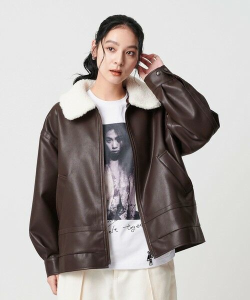 BEAUTY&YOUTH UNITED ARROWS / ビューティー&ユース ユナイテッドアローズ ブルゾン | 【WEB限定】レザーライク 2WAYブルゾン | 詳細25