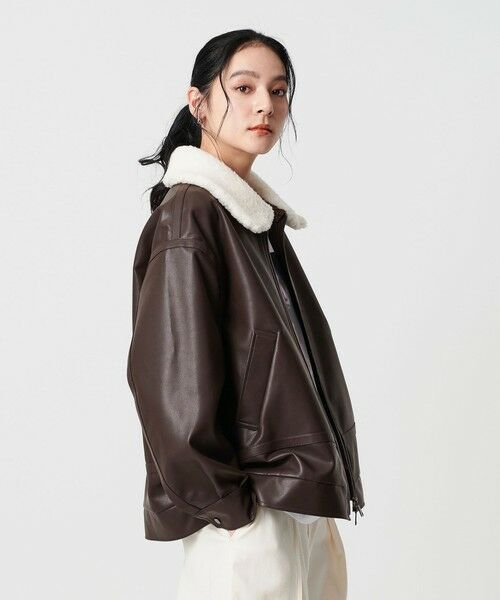BEAUTY&YOUTH UNITED ARROWS / ビューティー&ユース ユナイテッドアローズ ブルゾン | 【WEB限定】レザーライク 2WAYブルゾン | 詳細26