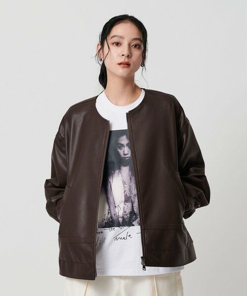 BEAUTY&YOUTH UNITED ARROWS / ビューティー&ユース ユナイテッドアローズ ブルゾン | 【WEB限定】レザーライク 2WAYブルゾン | 詳細28