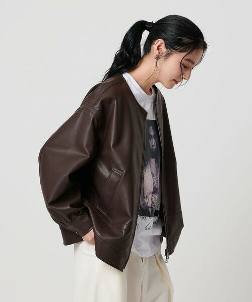 BEAUTY&YOUTH UNITED ARROWS / ビューティー&ユース ユナイテッドアローズ ブルゾン | 【WEB限定】レザーライク 2WAYブルゾン | 詳細29