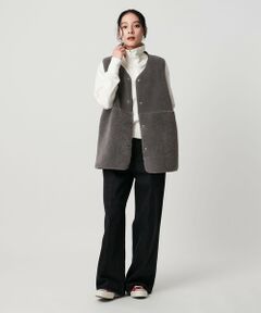 BEAUTY&YOUTH UNITED ARROWS / ビューティー&ユース ユナイテッドアローズ その他アウター | 【WEB限定】ボア×フェイクムートン リバーシブルベスト