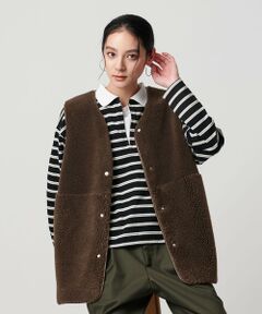 BEAUTY&YOUTH UNITED ARROWS / ビューティー&ユース ユナイテッドアローズ その他アウター | 【WEB限定】ボア×フェイクムートン リバーシブルベスト