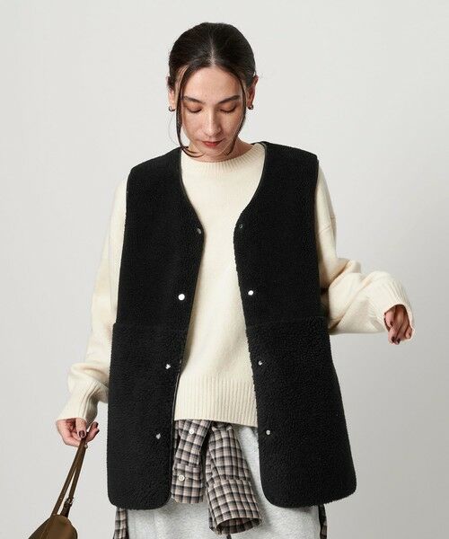 BEAUTY&YOUTH UNITED ARROWS / ビューティー&ユース ユナイテッドアローズ その他アウター | 【WEB限定】ボア×フェイクムートン リバーシブルベスト | 詳細13
