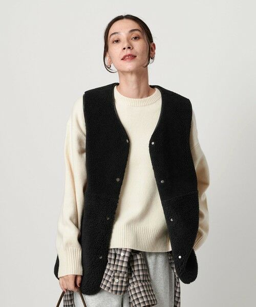 BEAUTY&YOUTH UNITED ARROWS / ビューティー&ユース ユナイテッドアローズ その他アウター | 【WEB限定】ボア×フェイクムートン リバーシブルベスト | 詳細14