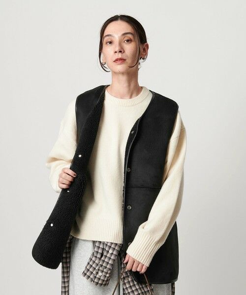 BEAUTY&YOUTH UNITED ARROWS / ビューティー&ユース ユナイテッドアローズ その他アウター | 【WEB限定】ボア×フェイクムートン リバーシブルベスト | 詳細17