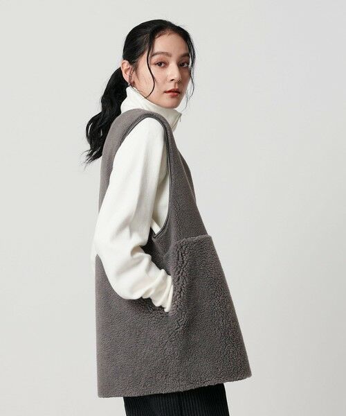 BEAUTY&YOUTH UNITED ARROWS / ビューティー&ユース ユナイテッドアローズ その他アウター | 【WEB限定】ボア×フェイクムートン リバーシブルベスト | 詳細21