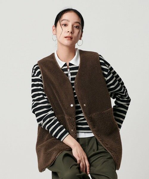 BEAUTY&YOUTH UNITED ARROWS / ビューティー&ユース ユナイテッドアローズ その他アウター | 【WEB限定】ボア×フェイクムートン リバーシブルベスト | 詳細26