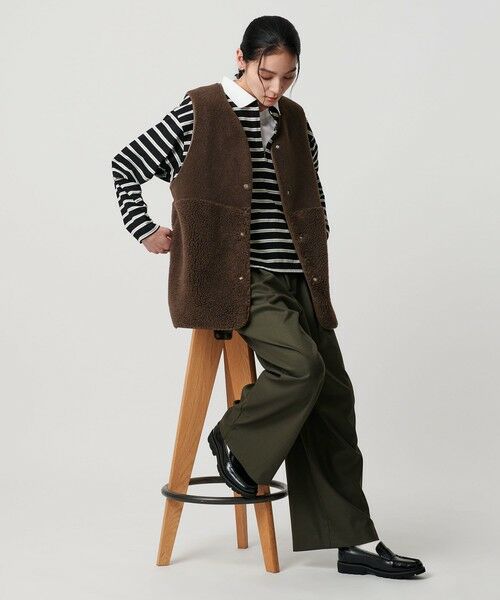 BEAUTY&YOUTH UNITED ARROWS / ビューティー&ユース ユナイテッドアローズ その他アウター | 【WEB限定】ボア×フェイクムートン リバーシブルベスト | 詳細28